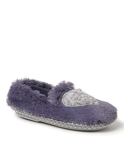 Kids' Mia Furry Closed Back with Heart Detail Slipper