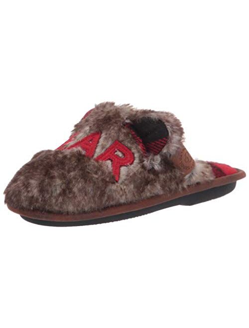 Dearfoams Unisex-Child Lil Bear Slipper