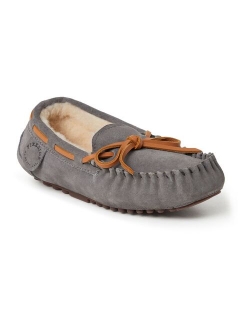 Parke Kids' Suede Moccasin Slippers