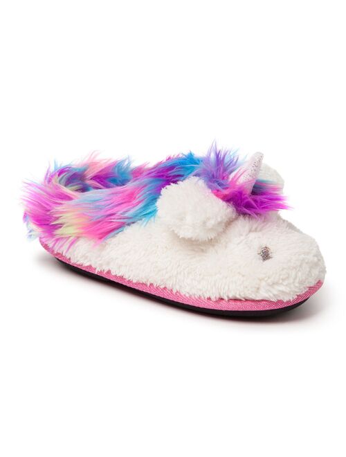 Dearfoams Unicorn Girls' Slippers