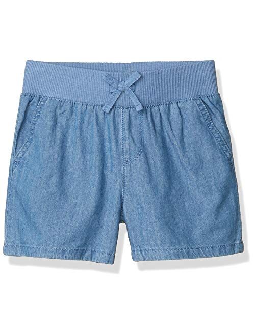 The Children's Place Girls' Denim Pull on Shorts