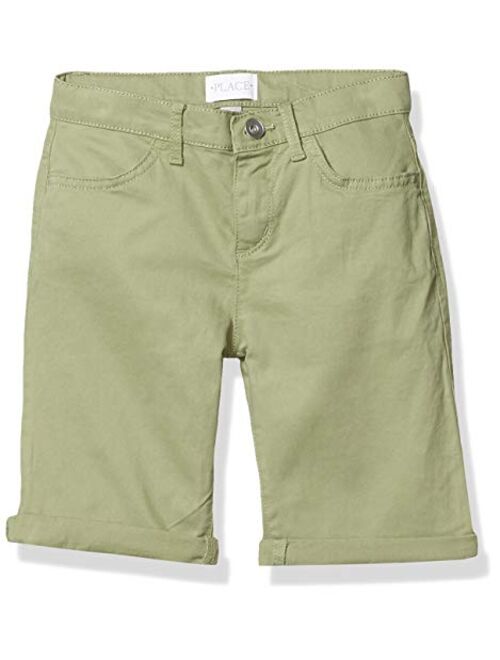 The Children's Place Girls' Roll Cuff Skimmer Shorts