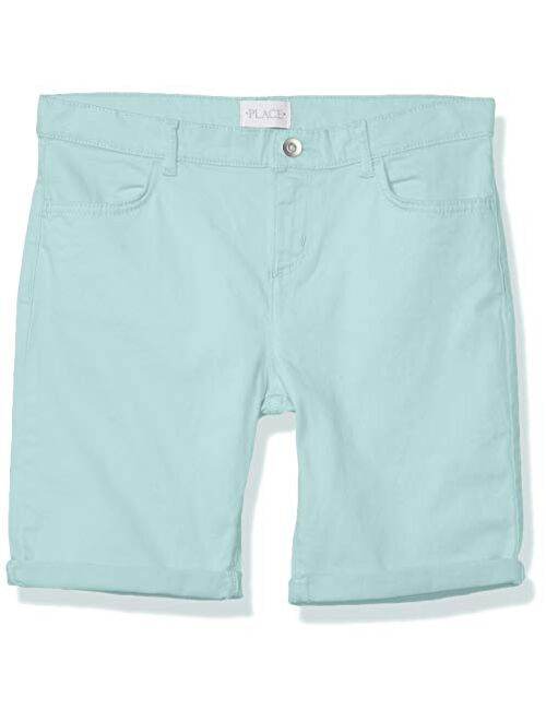 The Children's Place Girls' Roll Cuff Skimmer Shorts