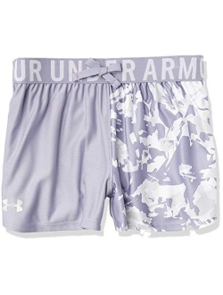 Girls' Play Up Printed Workout Gym Shorts