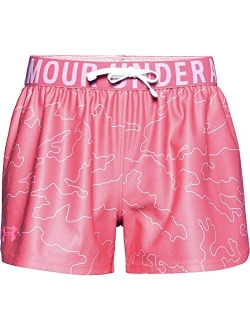 Girls' Play Up Printed Workout Gym Shorts