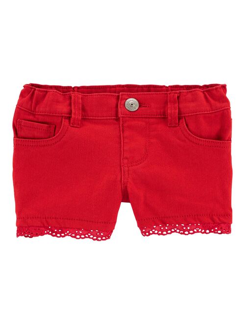 Baby Girl OshKosh B'gosh® Stretch Twill Shorts