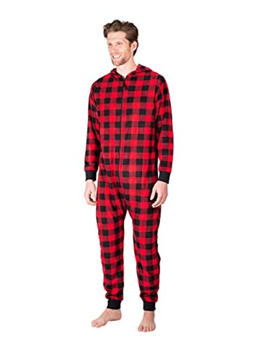 SLEEPHERO Adult Onesie Mens Christmas Onesie Cozy Novelty Onesie Christmas Pajamas Holiday Onsie Adult Pajamas for Men