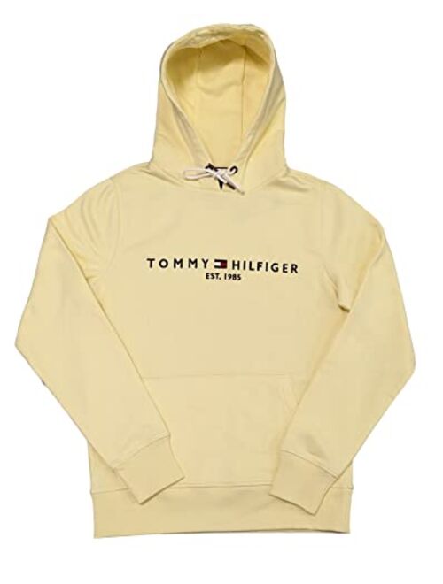 Tommy Hilfiger Men's Fleece Lined Logo Hoodie Black