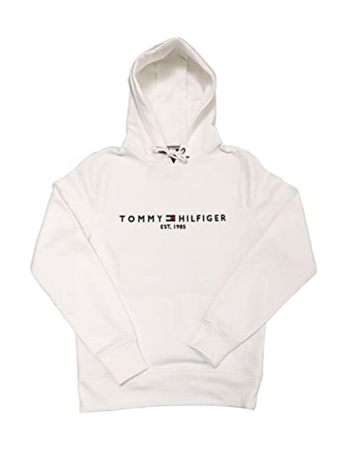 Tommy Hilfiger Men's Fleece Lined Logo Hoodie Black