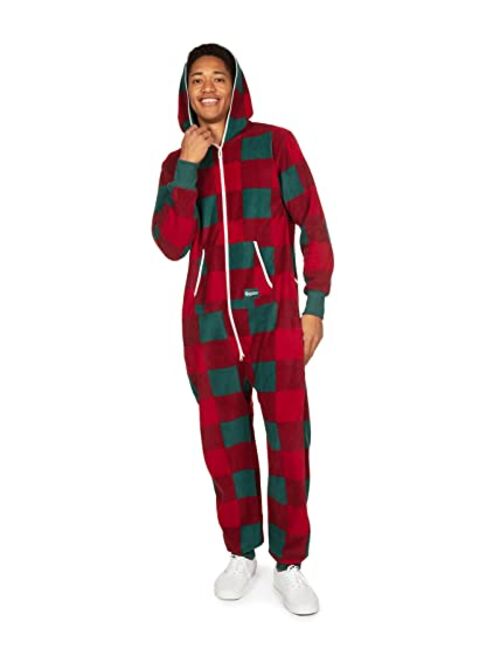 Tipsy Elves Christmas Onesies for Adults - Comfy Men’s and Women’s Matching Holiday Jumpsuits with Convenient Pockets