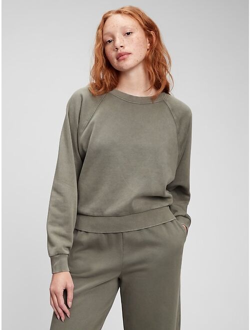 GAP Vintage Soft Cropped Crewneck Sweatshirt