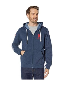 Men's Long Sleeve Zip Front Hoody