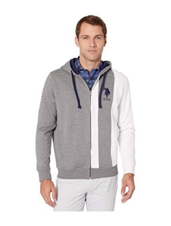 Men's Long Sleeve Zip Front Hoody