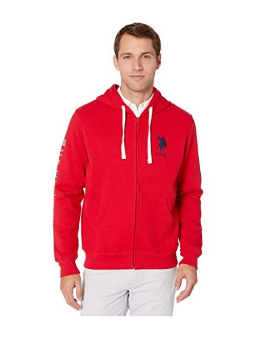 U.S. Polo Assn. Men's Long Sleeve Zip Front Hoody