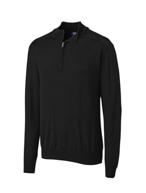 Cutter & Buck Cutter and Buck Men's Big and Tall Long Sleeves Douglas Half Zip Mock Sweater