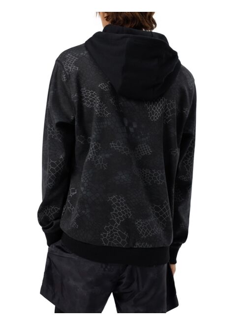 Hugo Boss Men's Dackwoods Relaxed-Fit Snakeskin-Print Hoodie