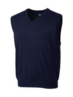 Cutter and Buck Men's Big and Tall Douglas V-Neck Sweater Vest