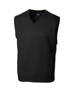 Cutter and Buck Men's Big and Tall Douglas V-Neck Sweater Vest