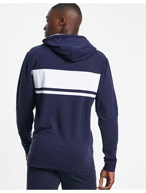 Hugo Boss BOSS Bodywear logo hoodie in navy