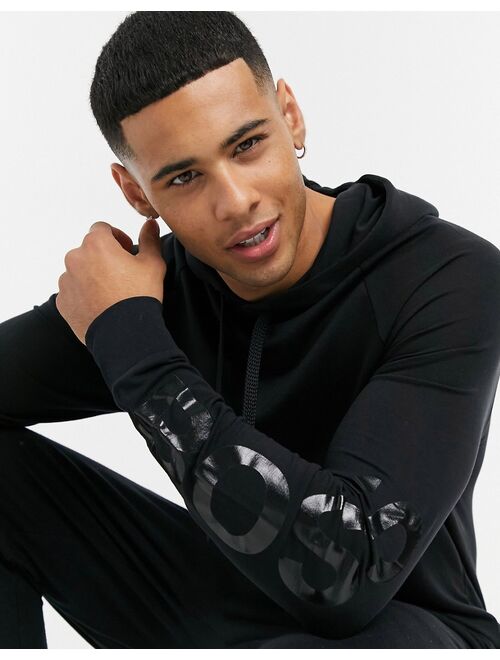 Hugo Boss BOSS Bodywear hoodie in black