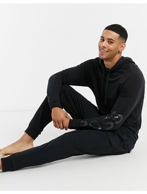 Hugo Boss BOSS Bodywear hoodie in black