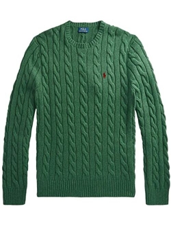 Polo RL Men's Cable Knit Pullover Sweater