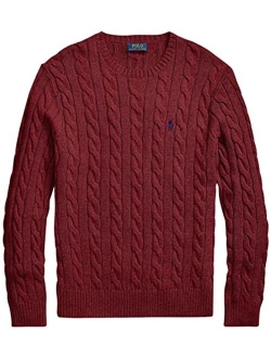 Polo RL Men's Cable Knit Pullover Sweater