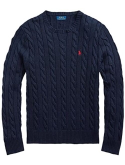 Polo RL Men's Cable Knit Pullover Sweater