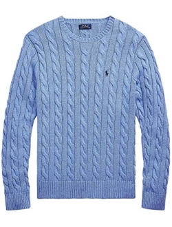 Polo RL Men's Cable Knit Pullover Sweater