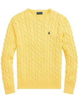 Polo RL Men's Cable Knit Pullover Sweater