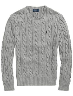 Polo RL Men's Cable Knit Pullover Sweater