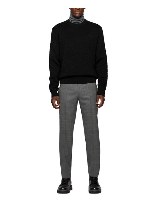 Hugo Boss BOSS Men's Wool-Blend Relaxed-Fit Sweater