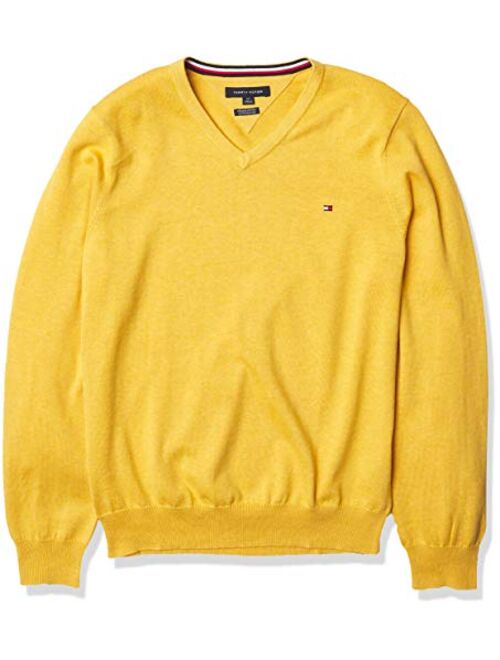 Tommy Hilfiger Men's Cotton V Neck Sweater