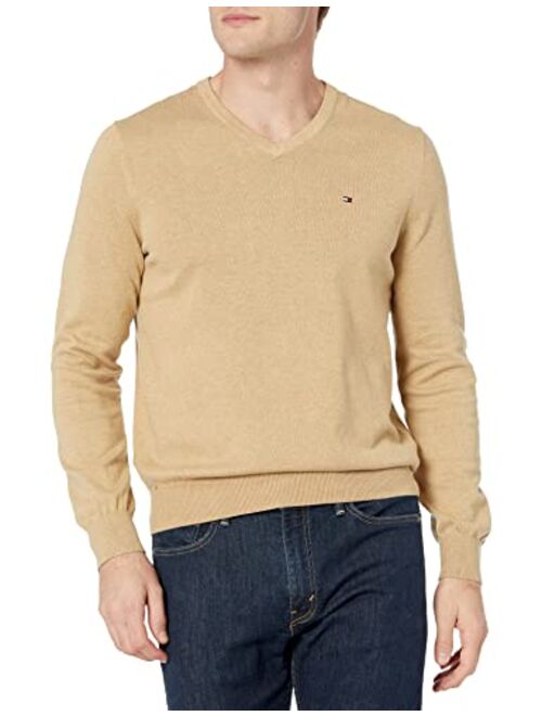 Tommy Hilfiger Men's Cotton V Neck Sweater