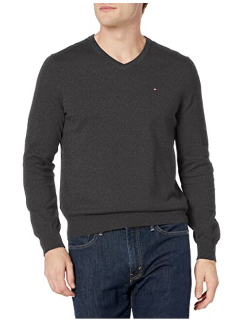 Tommy Hilfiger Men's Cotton V Neck Sweater