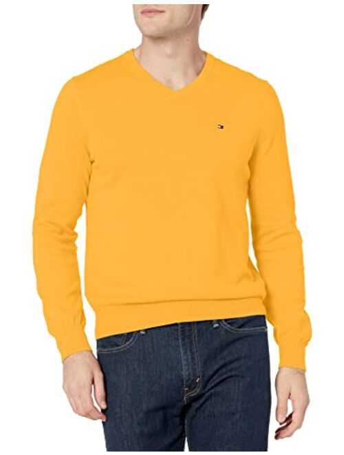 Tommy Hilfiger Men's Cotton V Neck Sweater