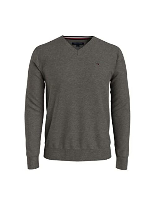 Tommy Hilfiger Men's Cotton V Neck Sweater