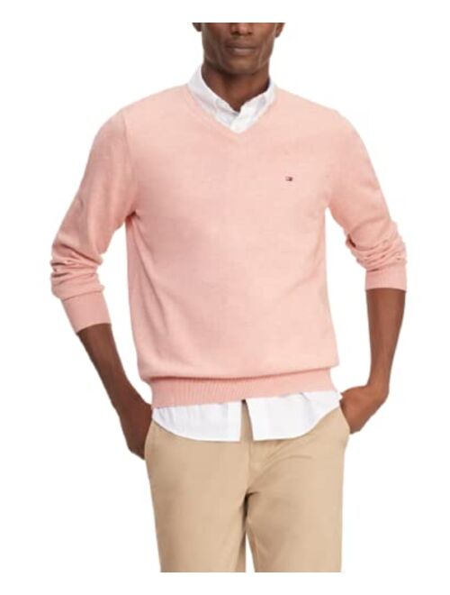 Tommy Hilfiger Men's Cotton V Neck Sweater