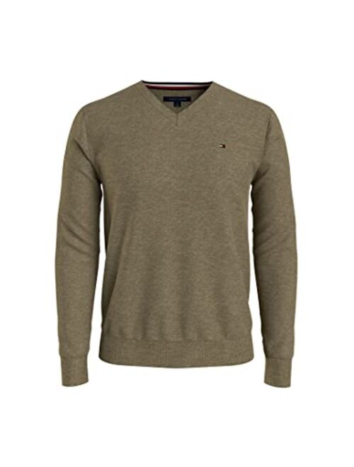 Tommy Hilfiger Men's Cotton V Neck Sweater