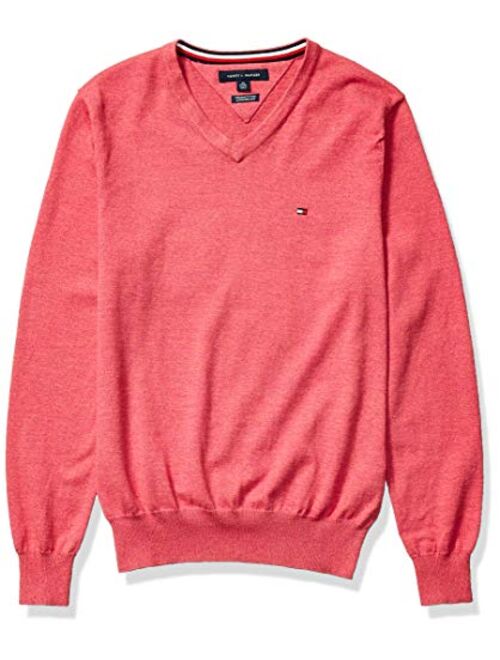 Tommy Hilfiger Men's Cotton V Neck Sweater