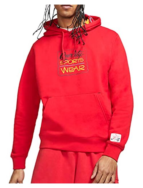 Nike Men's Sportswear Club Fleece Pullover Hoodie University Red