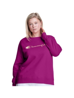 Women's Plus-Size Powerblend Boyfriend Crew Sweater