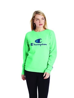 Women's Powerblend Crew, Double Logo