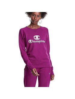 Women's Powerblend Crew, Double Logo