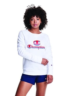 Women's Powerblend Crew, Double Logo