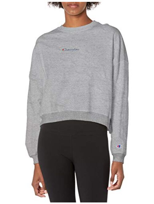 Champion Women's Middleweight Oversized Graphic Crew