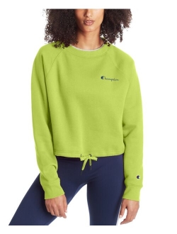 Women's Campus French Terry Cropped Graphic Crew