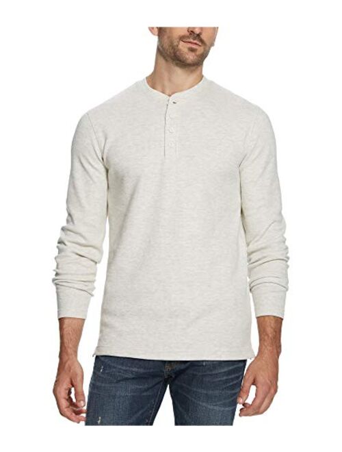 Weatherproof Vintage Men's Soft Touch Henley Sweater