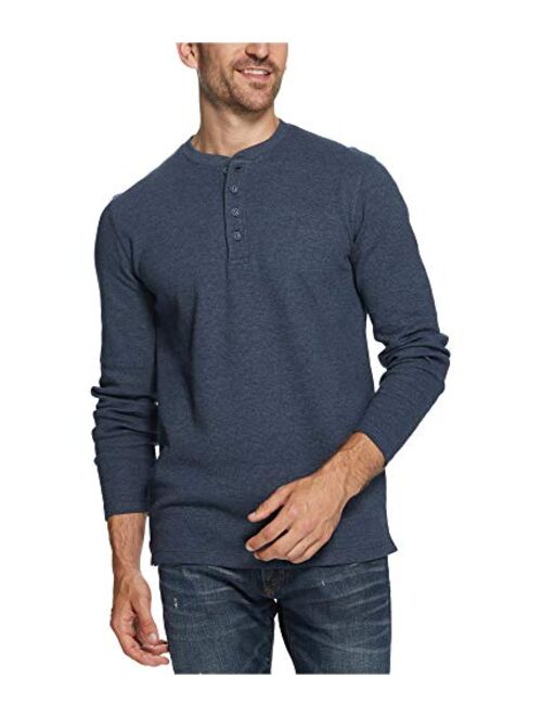 Weatherproof Vintage Men's Soft Touch Henley Sweater