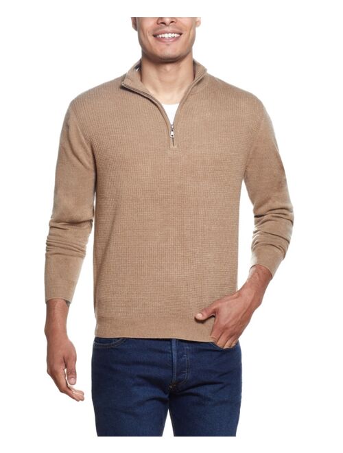 Weatherproof Vintage Men's Soft Touch Waffle Sweater